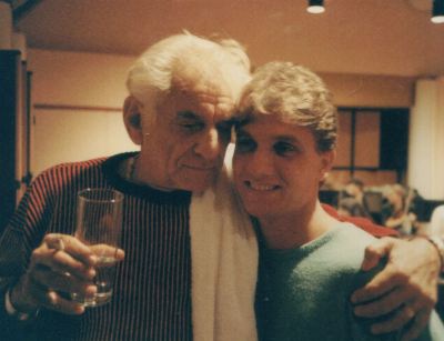 David Spiro and Leonard Bernstein